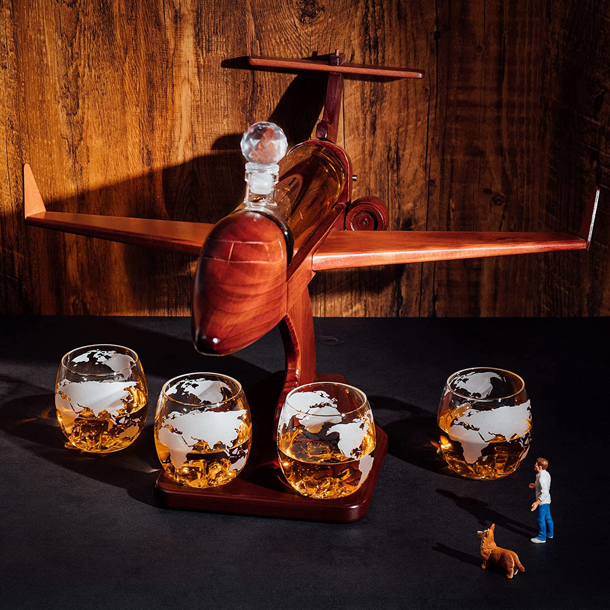 Jet Whiskey Decanter