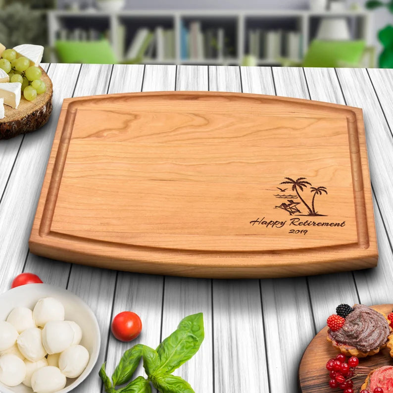 Custom Retirement Cutting Board