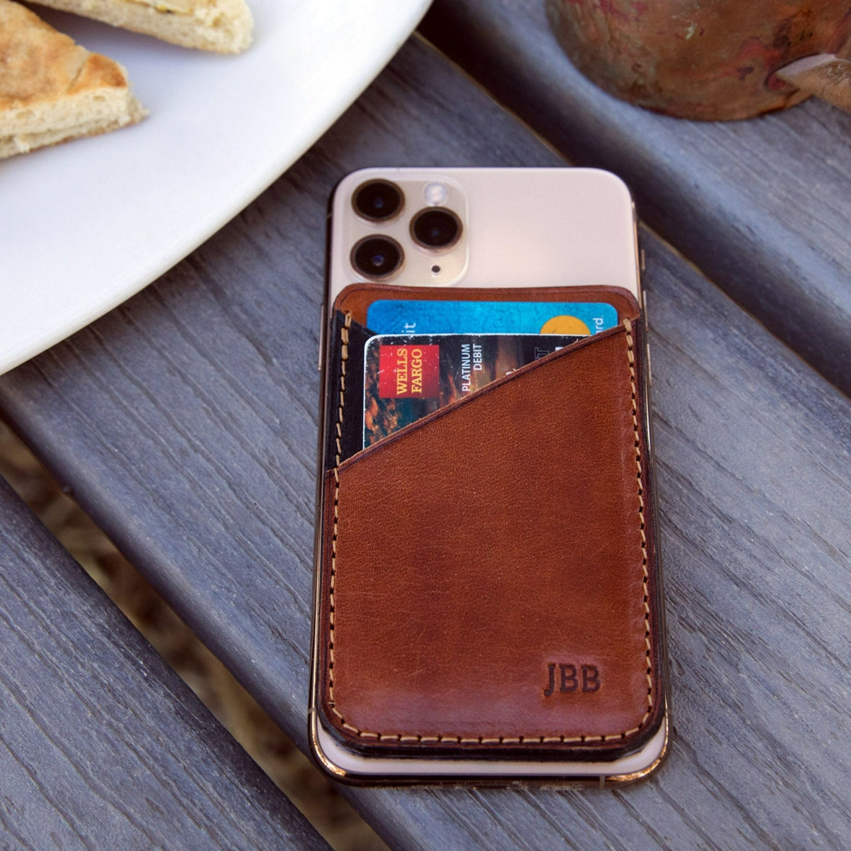 Leather Adhesive Phone Wallet