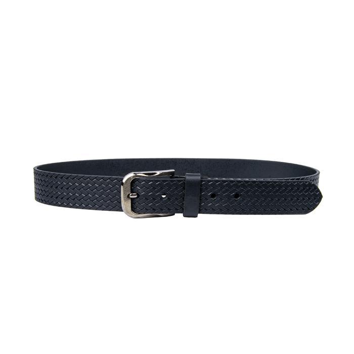 Rope Print Leather Belt