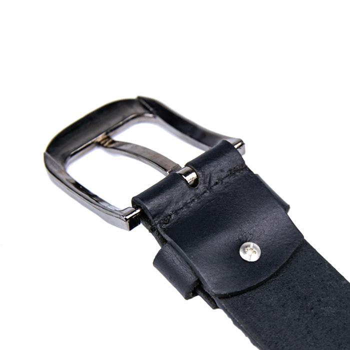 Rope Print Leather Belt