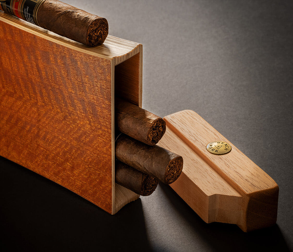 Fiddleback Makore Travel Humidor