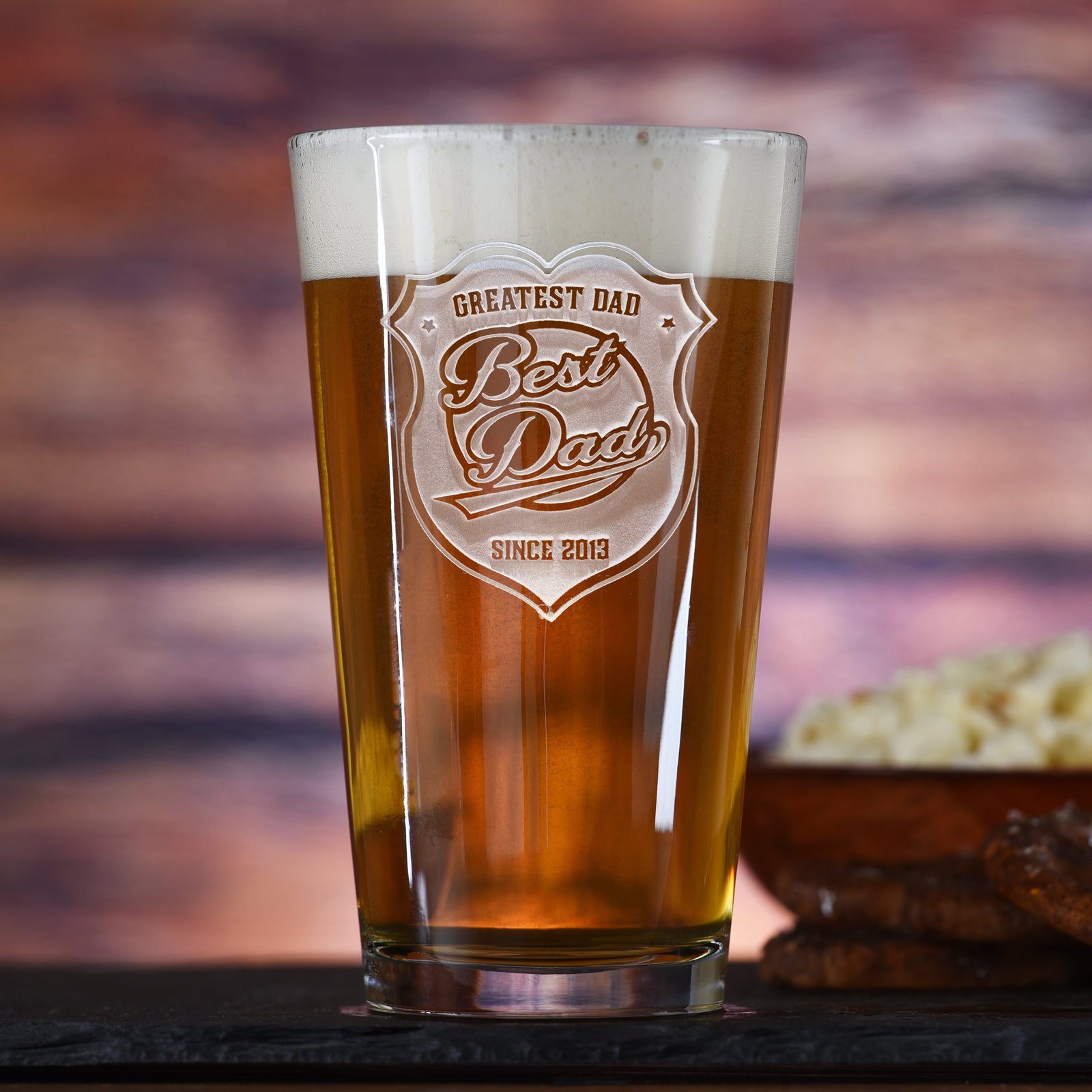 World's Best Dad Pint Pub Glass