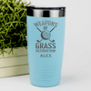 Teal Golf Tumbler With Best Weapons Design