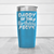 Light Blue Birthday Tumbler With Birthday Dad Design