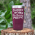 Maroon Birthday Tumbler With Birthday Dad Design