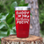 Red Birthday Tumbler With Birthday Dad Design