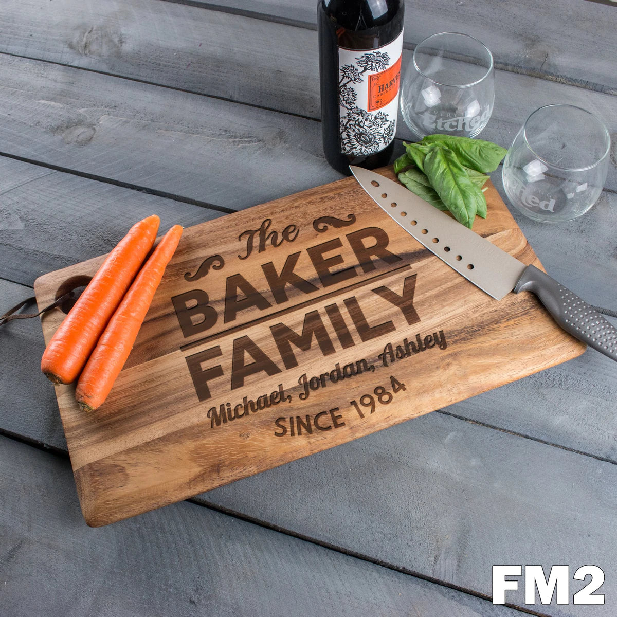 Personalized BBQ Grilling Cutting Board - Gift for Men, Dad Gifts