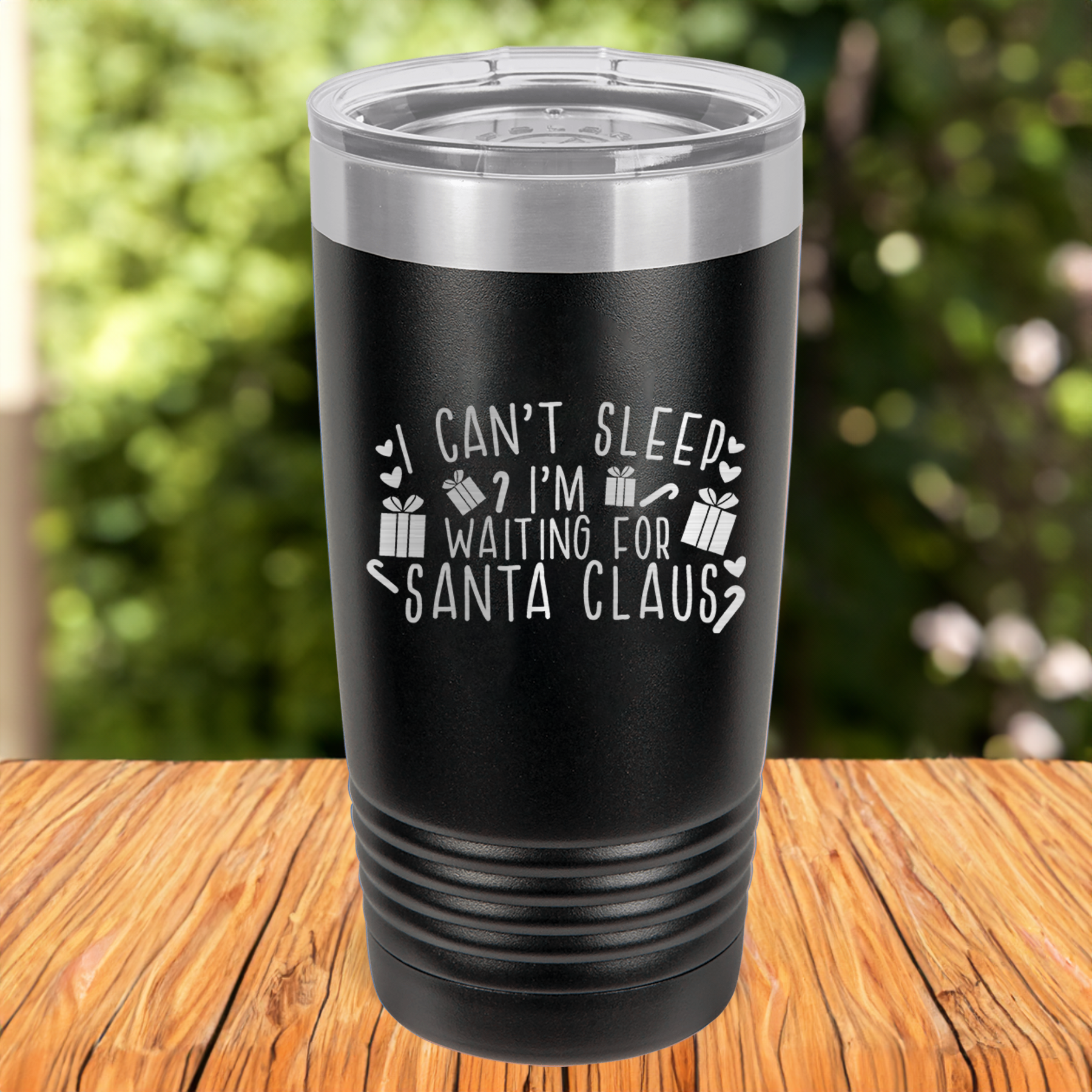 Personalized Drinking with Saint Nick Maroon 20oz Tumbler