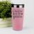 Salmon Birthday Tumbler With Cheers To Fourty Design