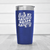 Blue funny tumbler Chronically Anxious