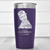 Purple Groomsman Tumbler With Custom Groomsman Design