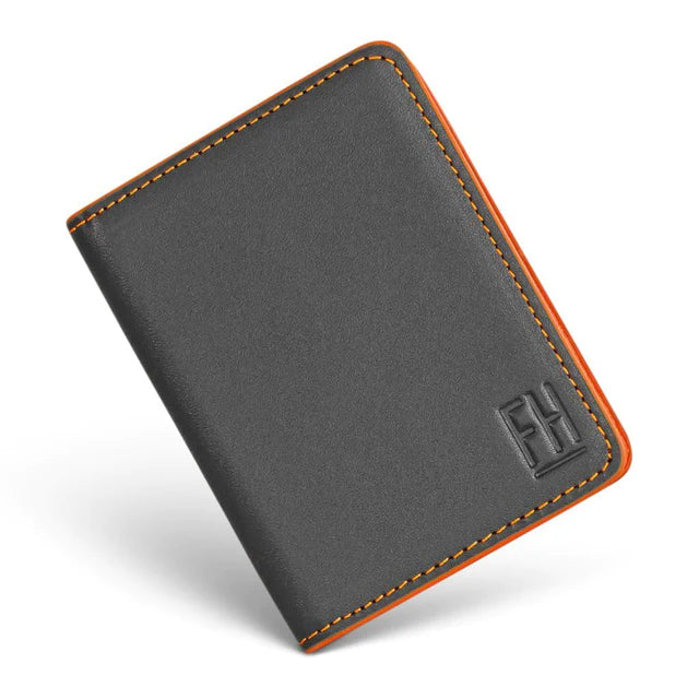 Slim RFID Money Clip Wallet in Top Grain Leather