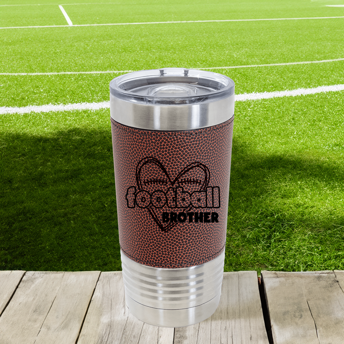 Football Bonding Brotherly Love Football Tumbler