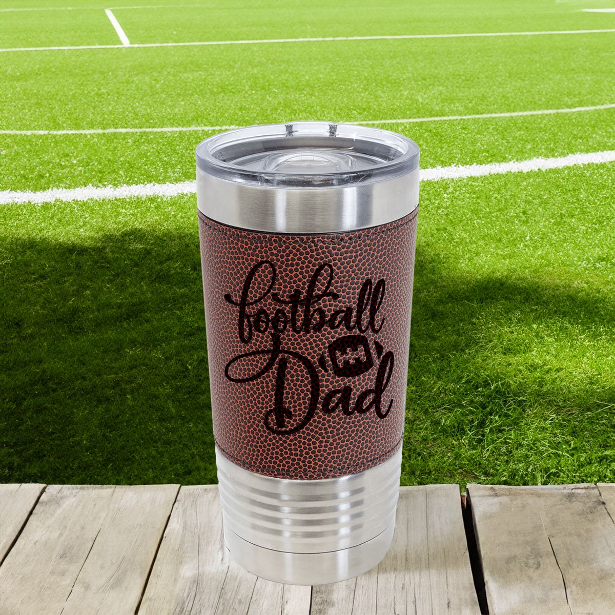 Football Fatherhood In Words Football Tumbler