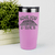 Pink football tumbler From Kickoff To Touchdown