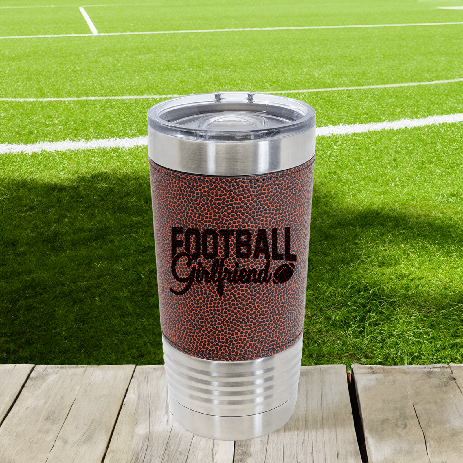 Gridiron Romance Football Tumbler