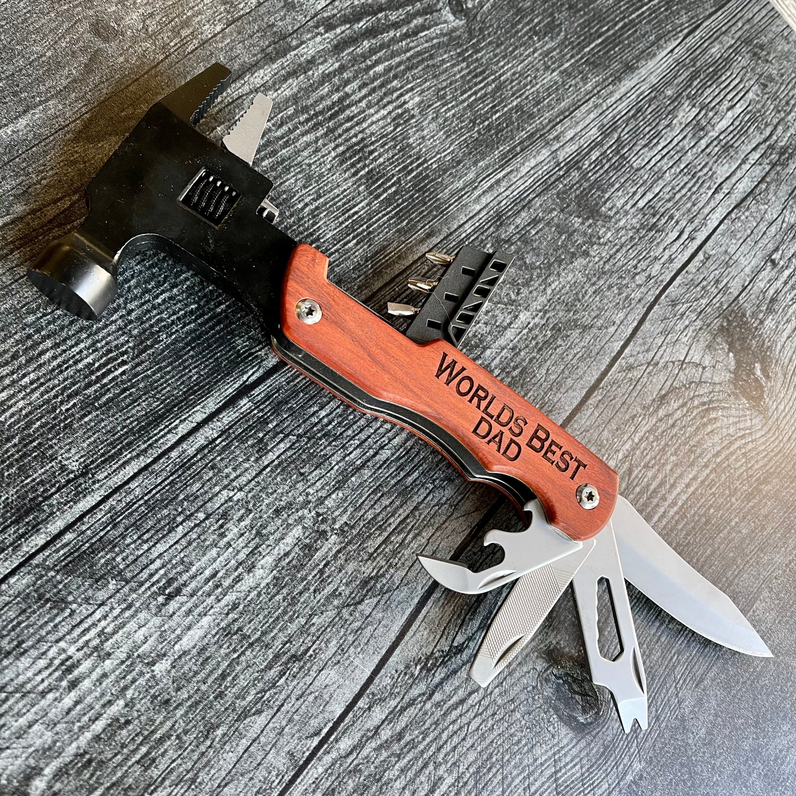 Custom Engraved Multi Tool  Hammer