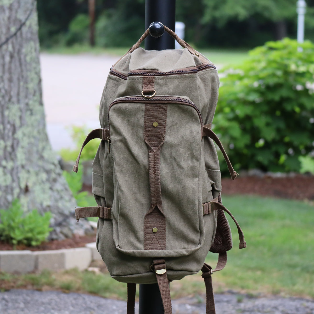 Personalized Canvas Backpack – Custom Travel Backpack for Men - Groovy Guy  Gifts