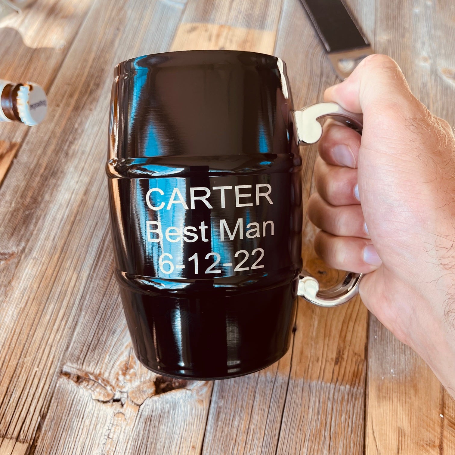Personalized Groomsmen Coffee Tumbler