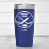 Blue Hockey Tumbler With Ices Best Instructor Design