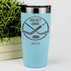 Teal Hockey Tumbler With Ices Best Instructor Design