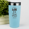 Teal Golf Tumbler With Id Tap That Design