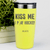 Yellow Hockey Tumbler With Lips And Lifts Design