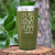 Military Green Golf Tumbler With Look At Her Putt Design