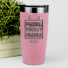 Salmon Hockey Tumbler With Mvp Most Valuable Parent Design