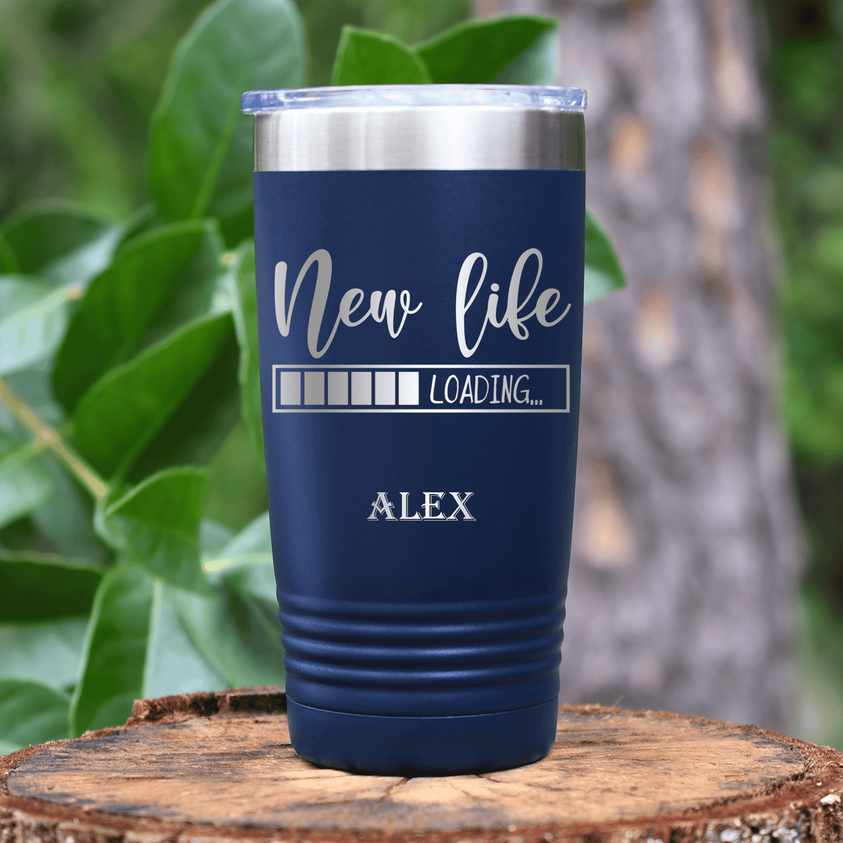 Navy Retirement Tumbler With New Life Loading Design