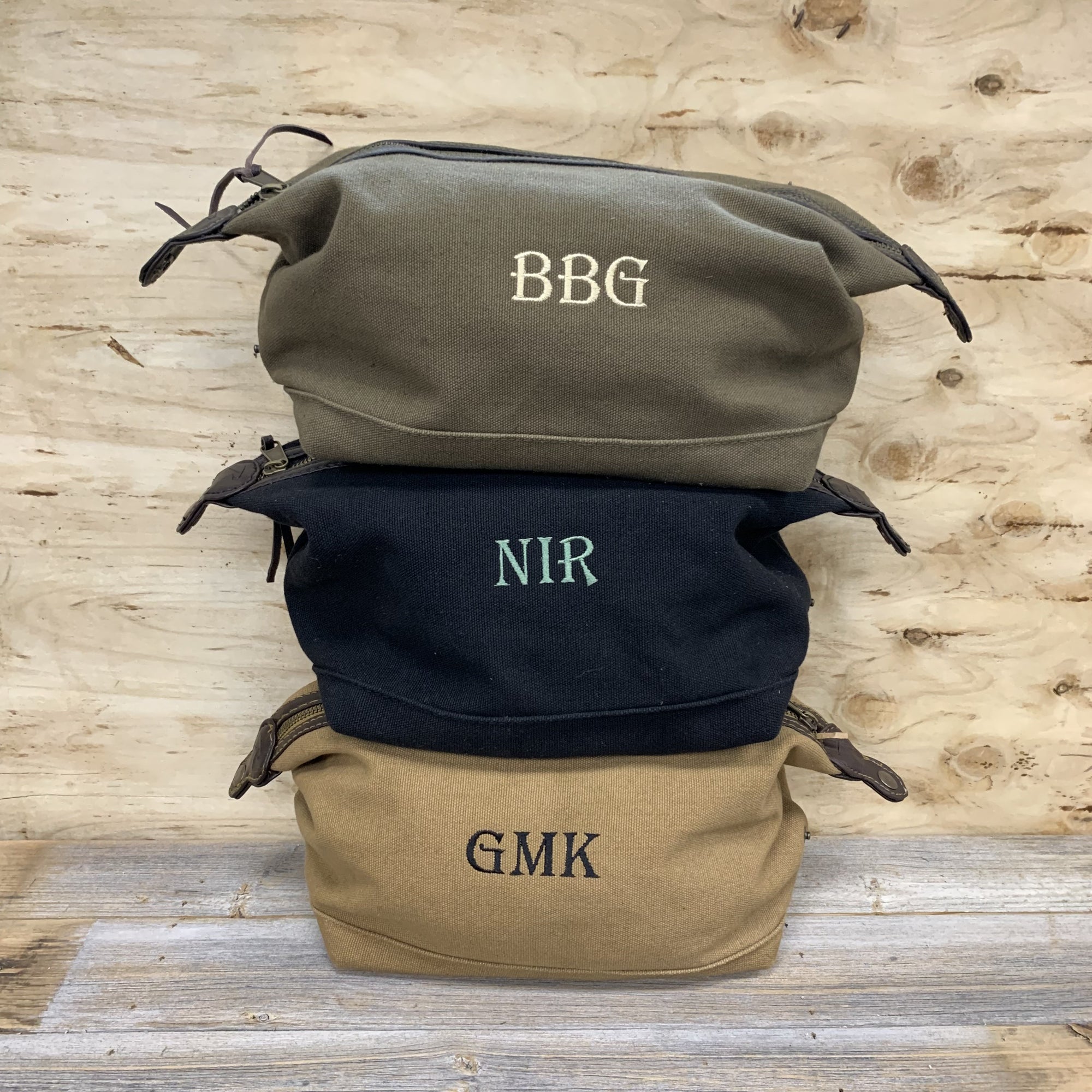 Personalized Canvas Toiletry Bag Custom Dopp Kit Bag – JJLeatherHouse