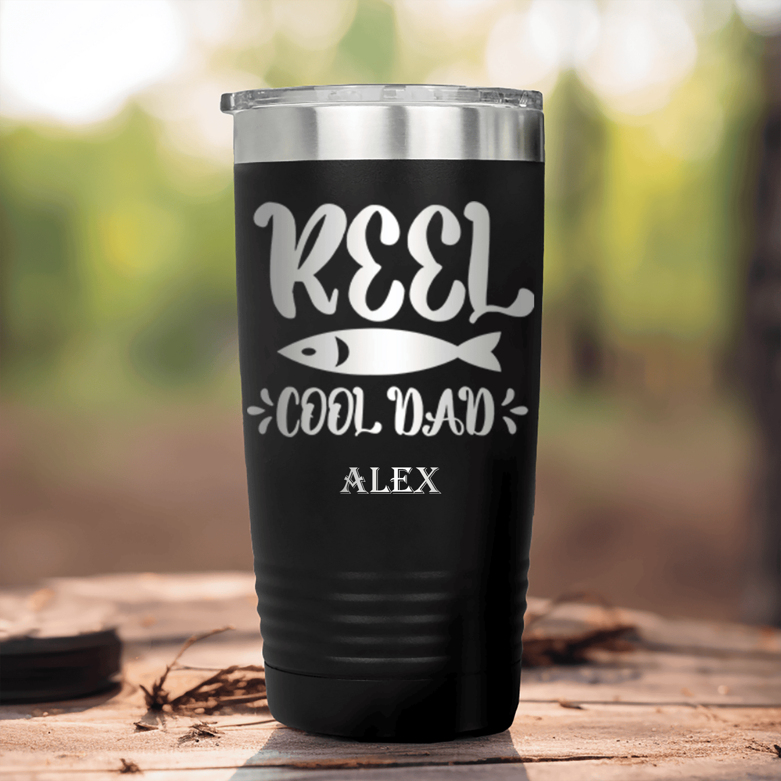 Fishing Tumbler With My Side Gig Design - Groovy Guy Gifts