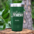 Green Retirement Tumbler With Retired Nurse Design