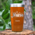 Orange Retirement Tumbler With Retired Nurse Design