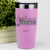 Pink Retirement Tumbler With Retired Nurse Design