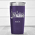 Purple Retirement Tumbler With Retired Nurse Design