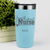 Teal Retirement Tumbler With Retired Nurse Design