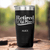 Black Retirement Tumbler With Retired Old Man Design