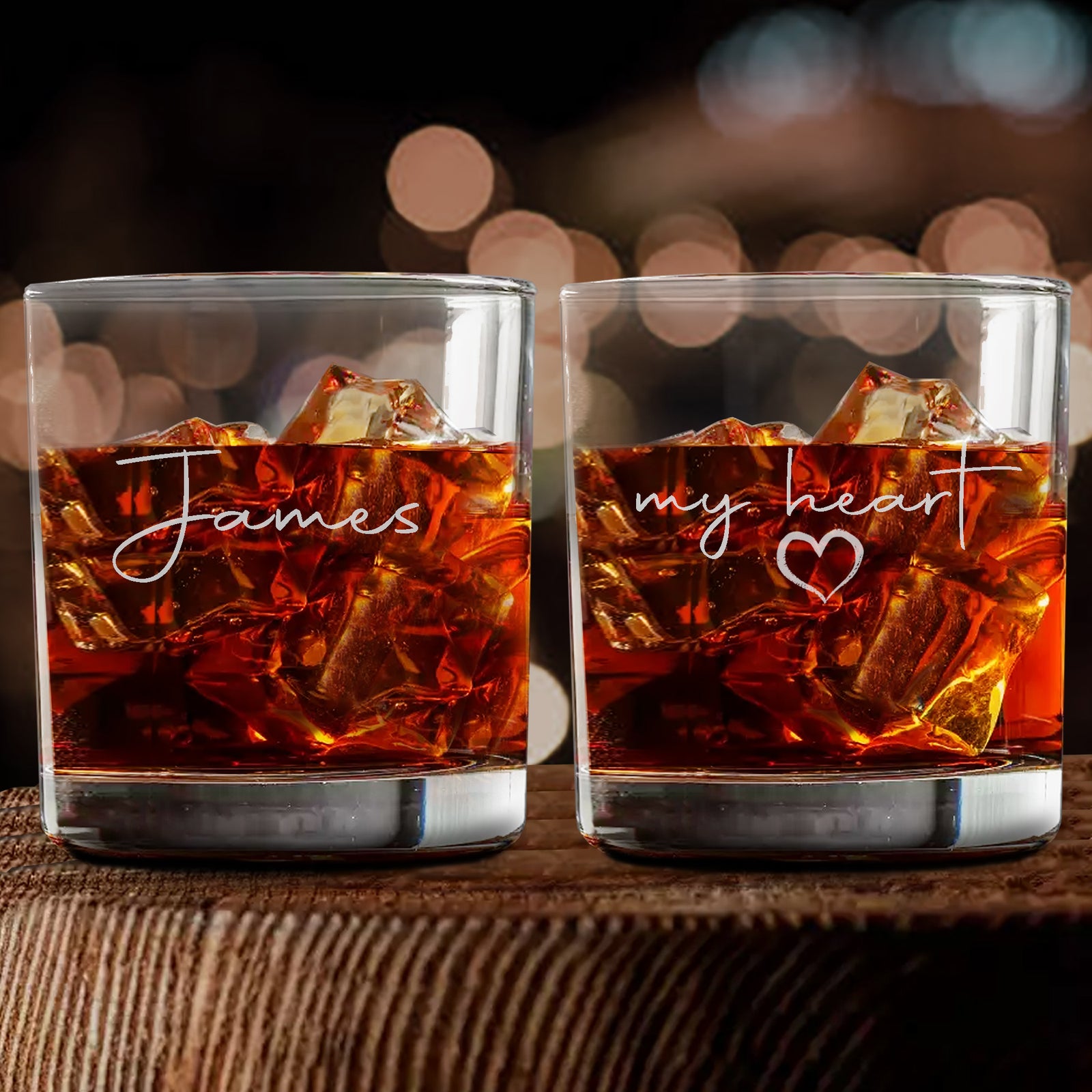 The Way To His Heart..Whiskey Glass