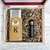 Personalized cigar gift set with travel case, flask, lighter, and cutter