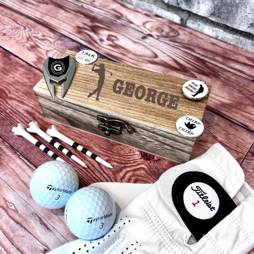 Dulce DREAM Studio Golf Gift Basket - Perfect Kit for Golf Lovers