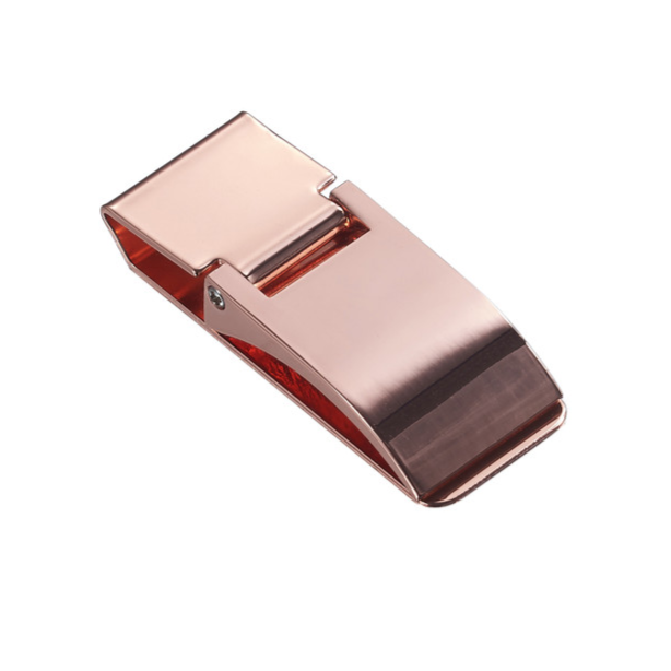 Engraved Rose Gold Money Clip