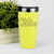 Yellow funny tumbler Shh