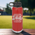 Red Fathers Day Water Bottle With The Best Dad Design