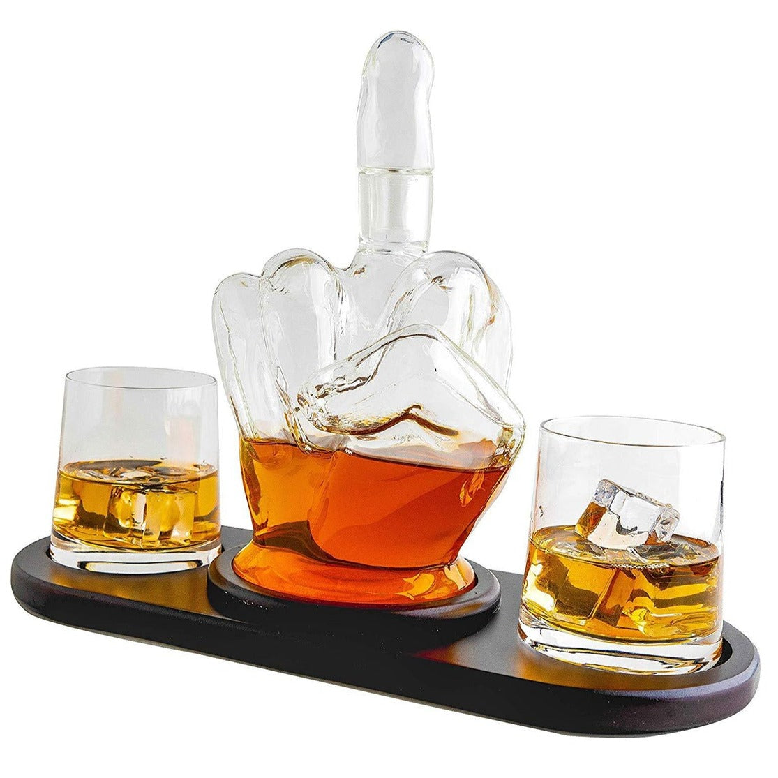 Middle Finger Whiskey Decanter