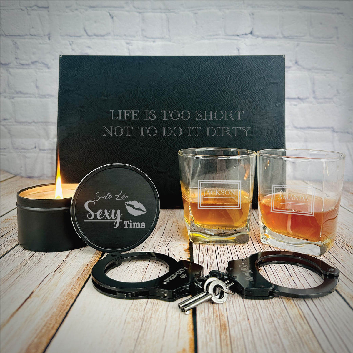 Whiskey &amp; Frisky Custom Gift Set