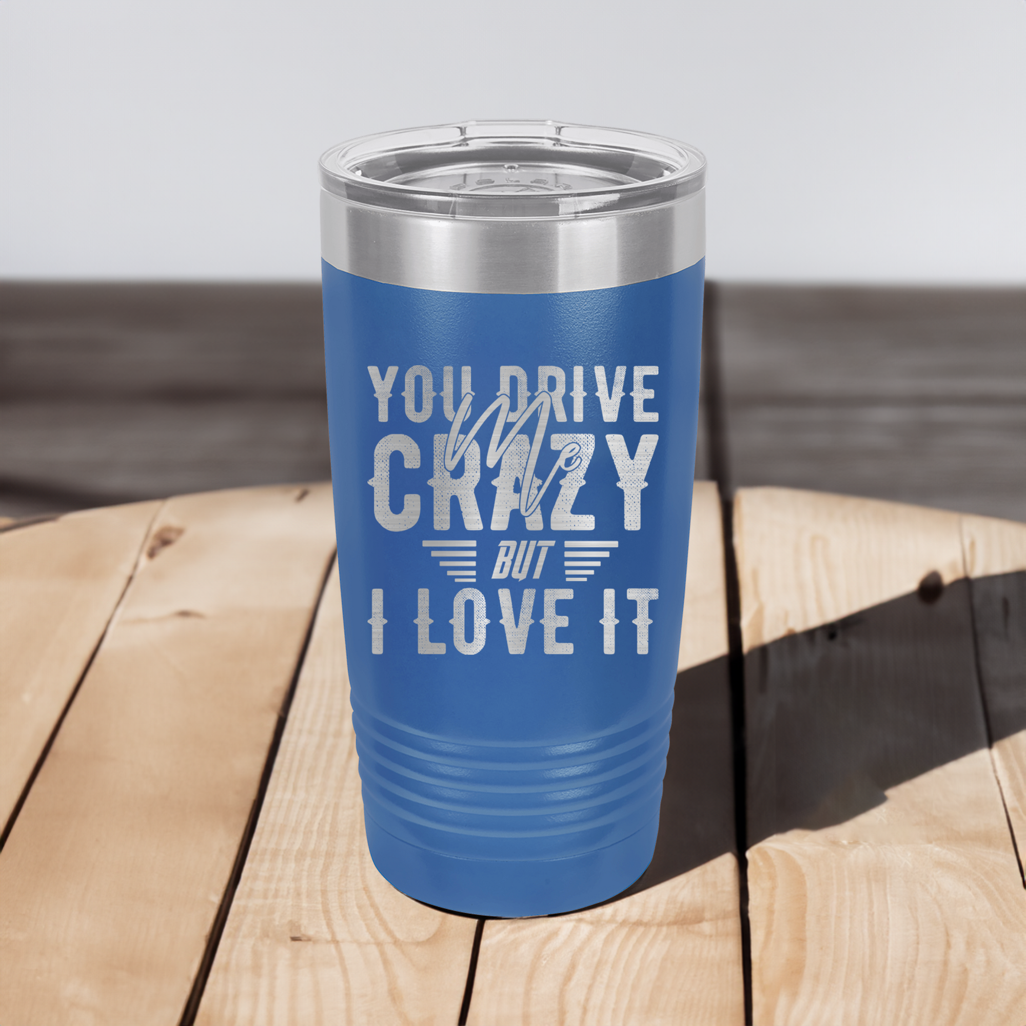 Valentines Day Tumbler With Love You Most Design - Groovy Guy Gifts