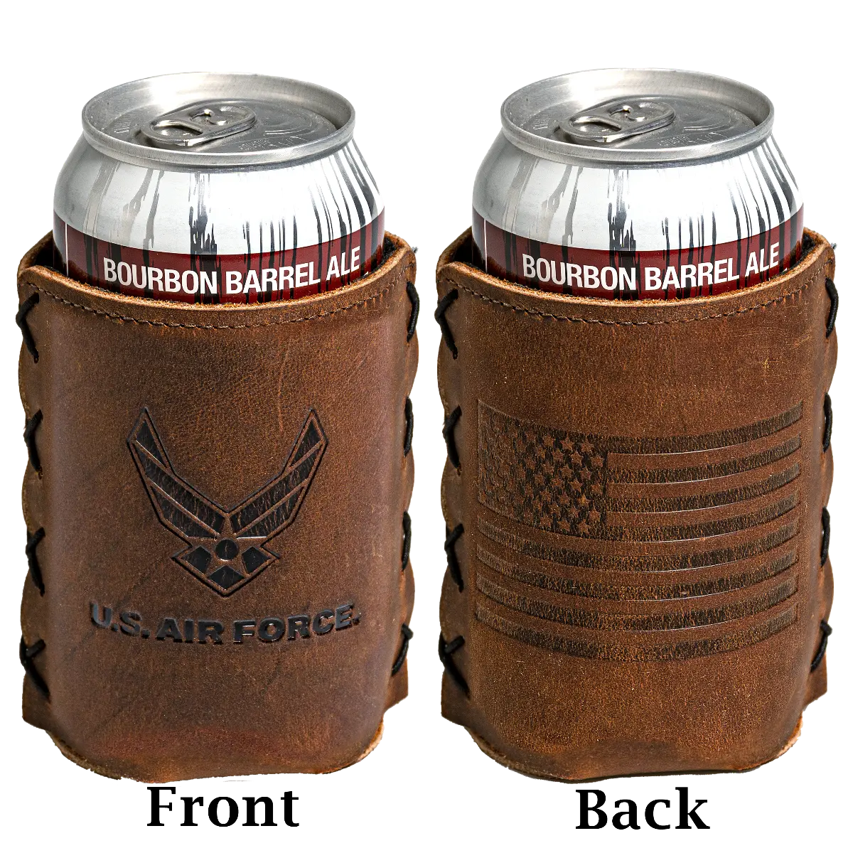 Air Force Leather Koozie