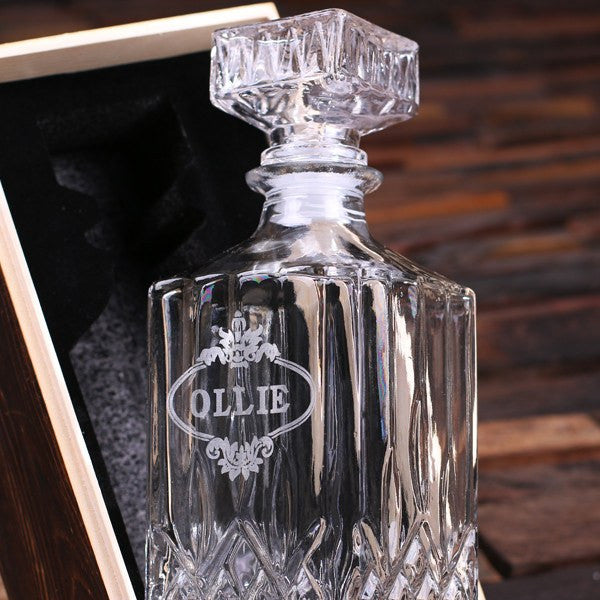 Crystal Whisky Brandy Decanter for engraving (05851)